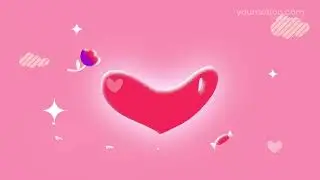 Romantic Valentines Logo | Heart & Love Motion Graphics Reveal
