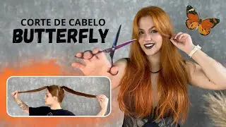 Fiz o corte de cabelo BUTTERFLY que está bombando