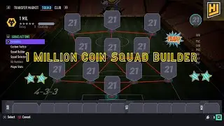 1 MILLION COINS SQUAD BUILDER - FIFA 21 ULTIMATE TEAM