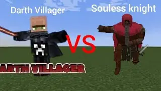 Darth Villager Vs Souless Knight minecraft mob battle 