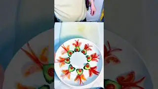 🍅🥒 Tomato & Cucumber Artistic Food Design! 🎨