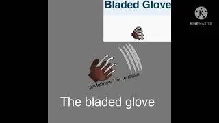 The bladed glove