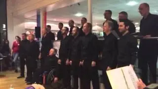 Southampton Gay Men's Choir at Winchester's 1st Pride march