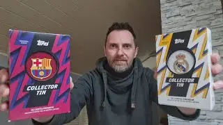 SZOK! TRAFIŁEM YAMALA Z LIMITEM! OTWIERAM FAN SET FC BARCELONA I REAL MADRYT COLLECTOR TIN OD TOPPSA
