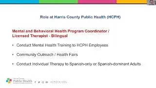 Mental and Behavioral Health with Ms. Hammonds