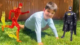 Caleb as The Flash: A Super Speed Adventure!
