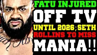 Breaking WWE News: Jacob Fatu&rsquo;s Injury Update Shocks Fans! Seth Rollins Out For 6 Months!