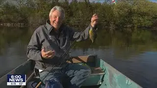 FOX 9's Jim Rich catches fish live on-air | FOX 9 KMSP