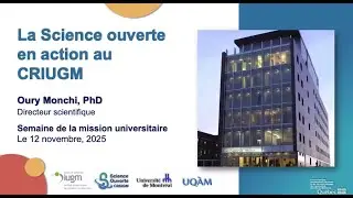 SoCRIUGM : La science ouverte au service de la recherche sur le vieillissement