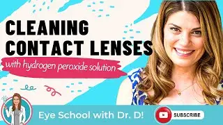 Cleaning Contact Lenses with Hydrogen Peroxide Solution | How do you clean cloudy contacts?