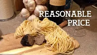 CREAMY BLACK TRUFFLE PASTA RECIPE: 5 stars result in just 10 minutes of work.