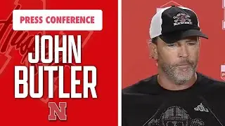 Nebraska Football DC John Butler meets with the media on Tuesday I GBR