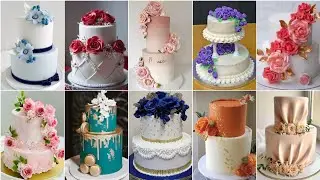 💯🎉✌latest two layer cake design//two tier cake decorating idea//latest birthday cake//cake design