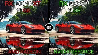 RX 9070 XT VS RTX 5080 + Ryzen 7 7800X3D | 20 Games Tested in 1080P, 1440P & 4K!