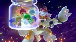 🍯 Super Mario 3D World: Bowser-BOSS The Great Tower of Bowser Land Ending スーパーマリオ3Dワールド