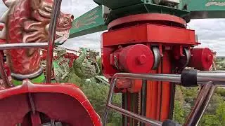 🎢 Drachenflug Onride | Belantis Leipzig | Huss Condor Attraktion im Freizeitpark Deutschland 🐉