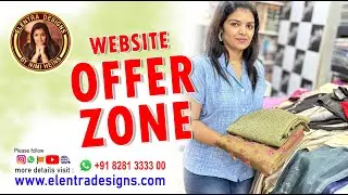 Offer Zone #elentra #elentradesigns #offerzone #viralvideo #boutique #online #malayalam #youtube