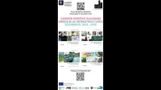 FIU Carbon-Positive Buildings Green-Blue-Infrastructure Scenarios Exhibition AIA MCAD Miami 2021