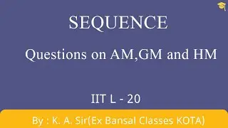 Sequence part-20 | Questions on AM,GM and HM