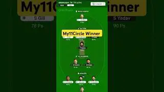#GT VS #MI IPL 2025 || #dream11 winner #my11circle Winner Team's #ipl2025