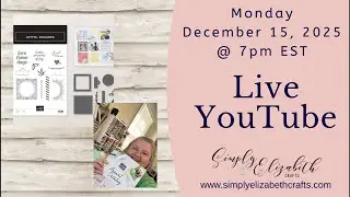 Joyful Squares Bundle Cardmaking Live | Stampin’ Up! January 2026 New Products