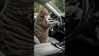 Mama Cat Tries Her New Car...🐱#Cat #FunnyCats #CuteCats #DailyCatLife