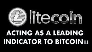 LITECOIN IS ACTING AS A LEADING INDICATOR!!!