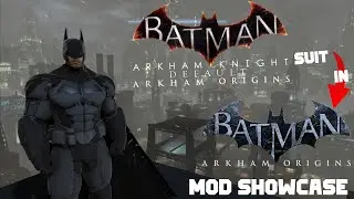 Arkham Knight Default Origins suit in Arkham Origins ! Skin MOD Showcase (Origins From Knight)