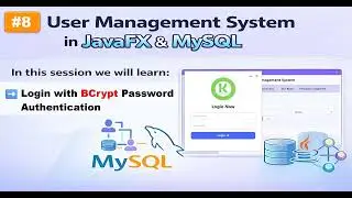 Часть 8 | Система управления пользователями в JavaFX и MySQL | Вход с использованием аутентификац...
