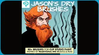 Jason's Dry Brushes for Clip Studio Paint - Demo