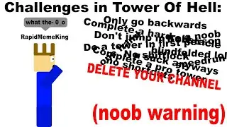 Doing Some ToH CHALLENGES!!