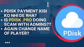 Pdisk.pro Payment Not Coming ll Pdisk.pro Payment Proof ll Pdisk.pro IS Fake Or Real ll