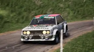 Assetto Corsa Rally Fiat Abarth Alsace Stage 1 Spectator view