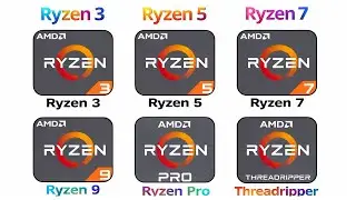 Все процессоры AMD Ryzen за 3 минуты: подробное описание.
