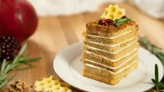 EASY Medovik Recipe | Delicious 8 Layers Burnt Honey Cake