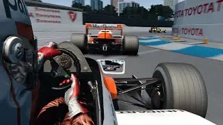Assetto Corsa - F1 1983 Long Beach Grand Prix | Niki Lauda Epic onboard