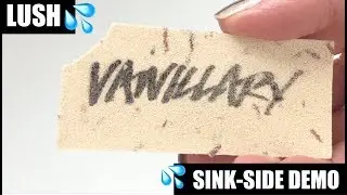 LUSH💦Vanillary Wash Card DEMO
