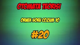 Otomata Teorisi #20 Örnek Soru Çözüm 10
