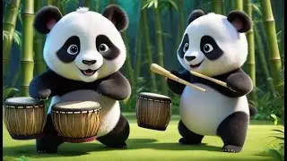 Oops! Baby Panda Dropped the Bamboo Drum 🐼 | Nursery Rhymes for Kids & Baby Songs