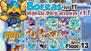 Boreas is really good for COOP and doing 5.4 million damage on floor 13 | Rush Royale