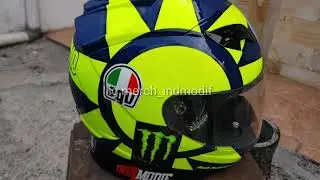 Helm repaint, gp1000 motif solleluna 2019