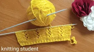easy knitting pattern|knitting student