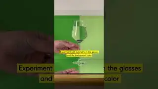 Nikon tip: Play with symmetry in the glasses and background colour! 📸