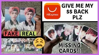 They got me this time.. : ALIEXPRESS FAKE PHOTOCARD HAUL/REVIEW (missing cards, wrong orders ect..)