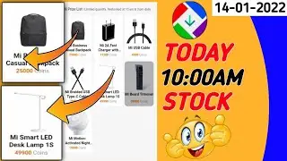 Getapps today 10:00am stock mi business casual bagpack in stock & mi Smart Led Desk Lamp😱😱😱