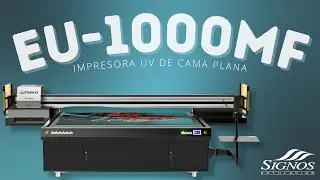 Impresora UV LED de cama plana EU-1000MF