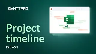 How to create a project timeline in Excel