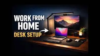 Best Work From Home Desk Setup 2026 (Productivity + Clean Setup) #amazonfinds #bestdesksetup