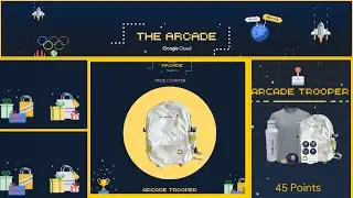 Рюкзак Google Arcade Trooper || Финальный выпуск сувениров 2-го сезона Google Arcade || Google Ar...