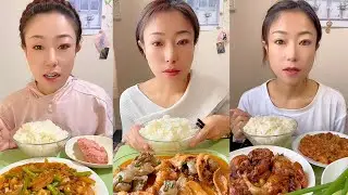 Chinese Home-Cooked Food Mukbang | Realistic Eating Sounds No Talking #354